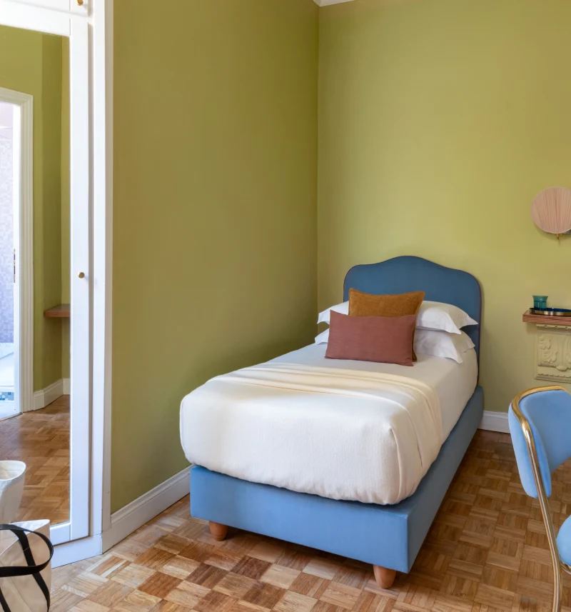 Contemporary single room with comfortable bed and elegant details near Piazza di Spagna in Rome - Hotel City Palazzo dei Cardinali, BZAR hotels in Rome