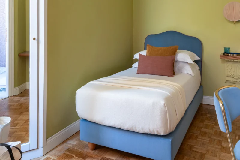 Contemporary single room with comfortable bed and elegant details near Piazza di Spagna in Rome - Hotel City Palazzo dei Cardinali, BZAR hotels in Rome